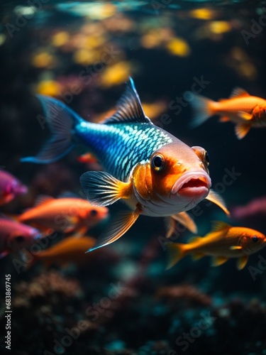 fish swimming in the ocean © Sahan Ishanka