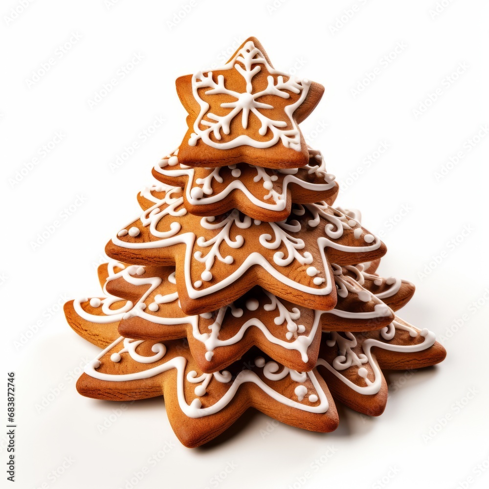 Exquisite Gingerbread Tree Cookies: Perfect Holiday Treats Unveiled! Generative AI