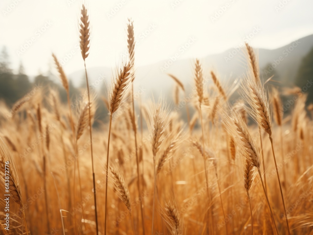 Mesmerizing Glimpse of a Sun-Kissed Golden Wheat Field - Journey into Nature's Heart Generative AI Mesmerizing Glimpse of a Sun-Kissed Golden Wheat Field - Journey into Nature's Heart Generative AI