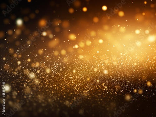 Golden Mirage: Unveiling the Magic of Dust Particles in Radiant Backlight Generative AI