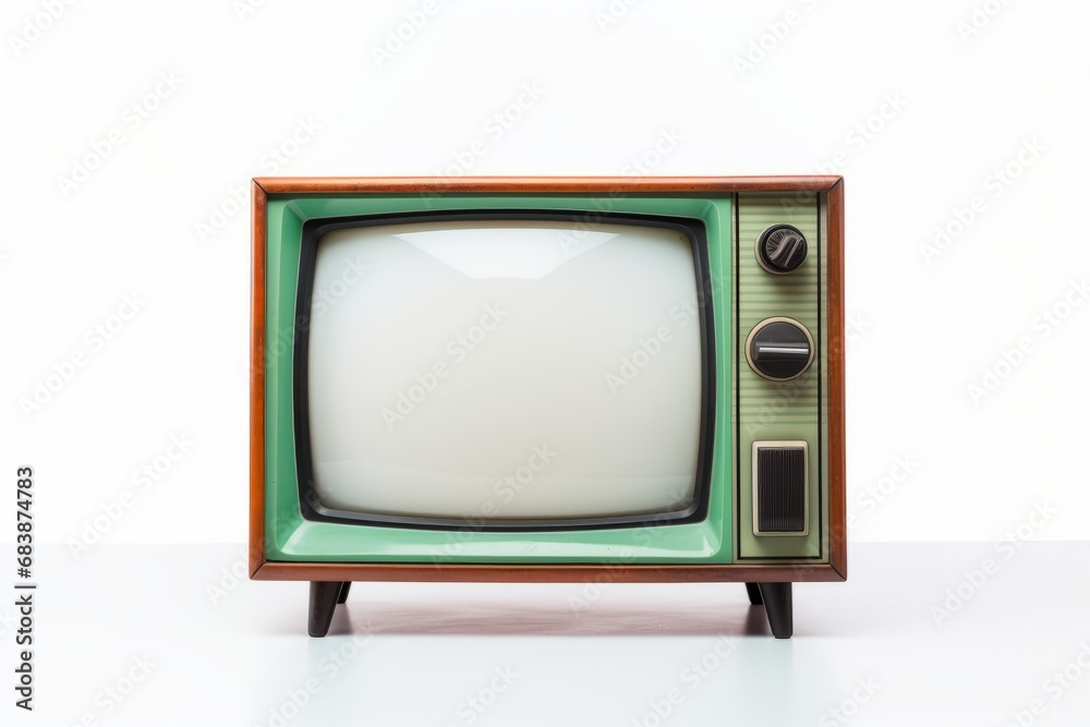 Immerse in Nostalgia: The Ultimate Retro Vintage Television Experience! Generative AI