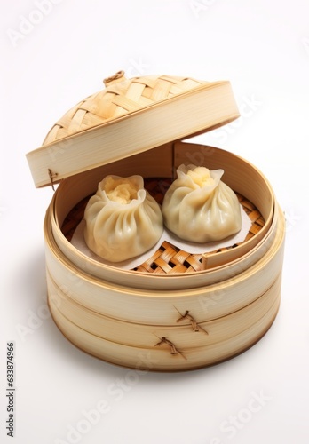 Exquisite 3D Guide: Mastering the Art of Homemade Sum Dumplings in Bamboo Steamer! Generative AI