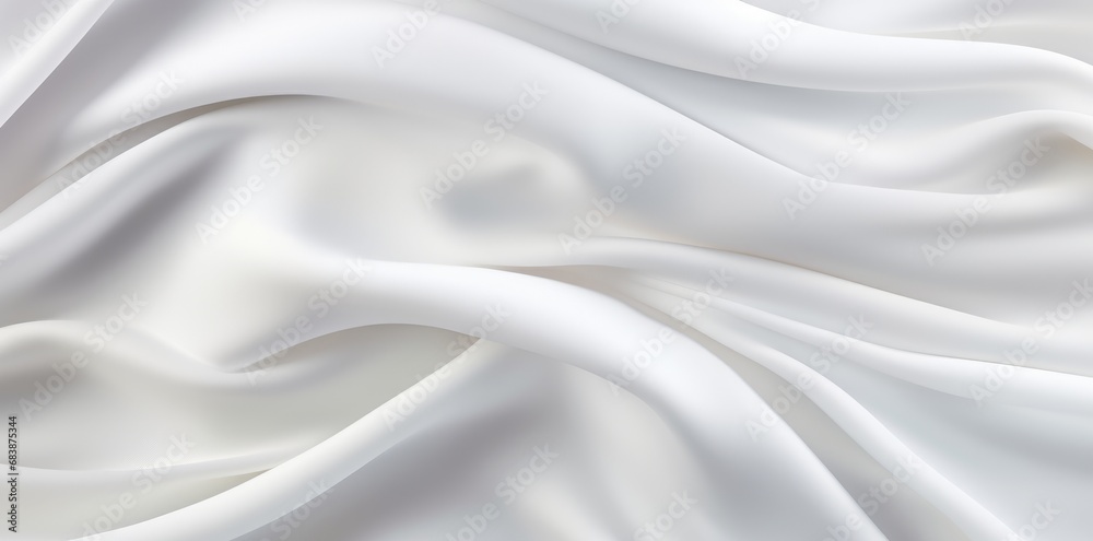 Experience the Luxurious Charm of our White Satin Seamless Background Generative AI