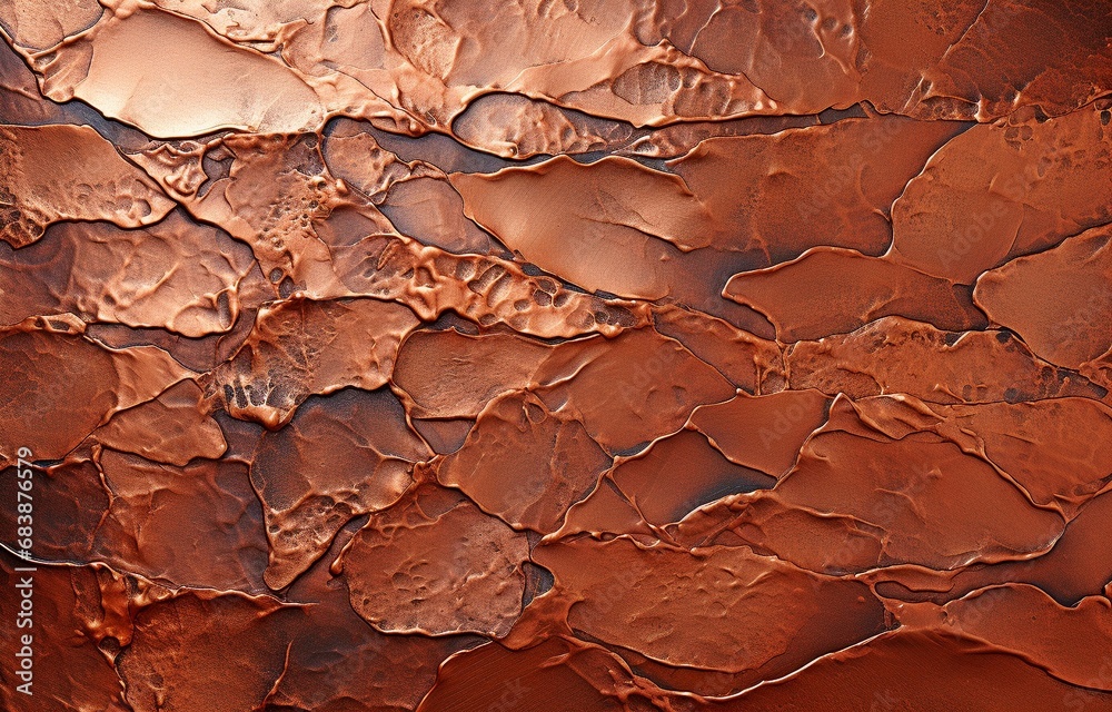 Matte copper metal texture hammered. Matte copper metal texture hammered.