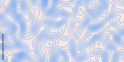 topographic map in contour line light topographic topo contour map and ocean topographic line map. Gradient multicolor wave curve lines banner background design