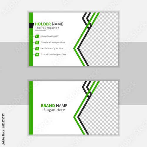 Creative and elegant visiting card template