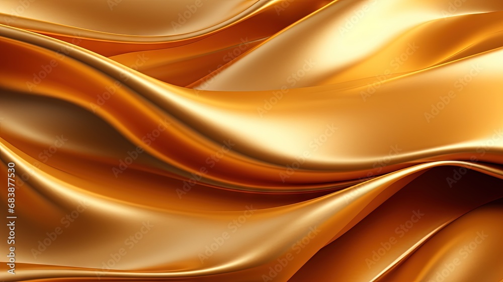 Obraz premium Abstract gold metallic, foil with geometry, lines material background, seamless wallpaper texture. Great as banner, luxury product cover, happy new year postcard.