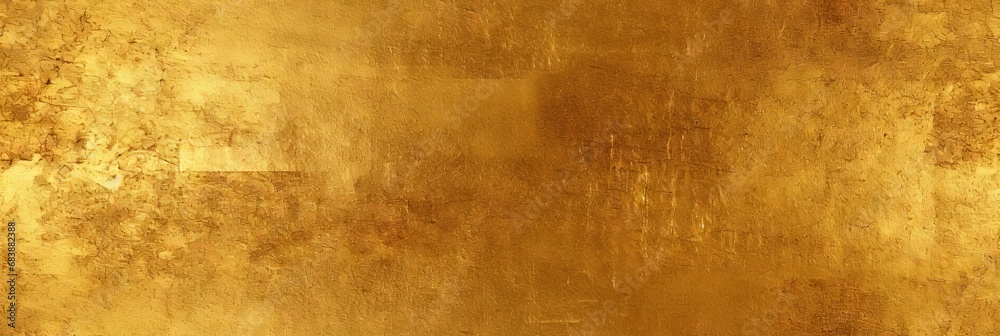 Obraz premium Abstract gold metallic, foil, fabric with geometry, lines material background, seamless wallpaper texture. Great as banner, luxury product cover, happy new year postcard.