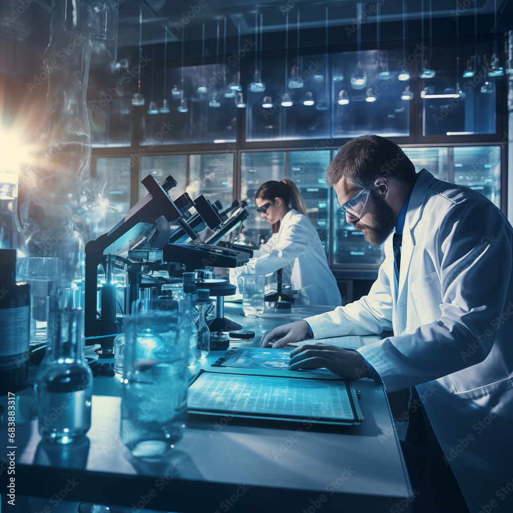 technological sci-fi lab scene technological sci-fi lab scene