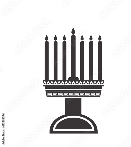 Menora - jüdischer Kerzenständer