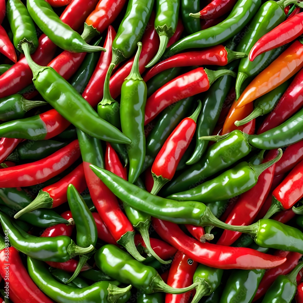 A Texture Of Red And Green Chili Peppers That Are Hot And Spicy 144317890 (2)