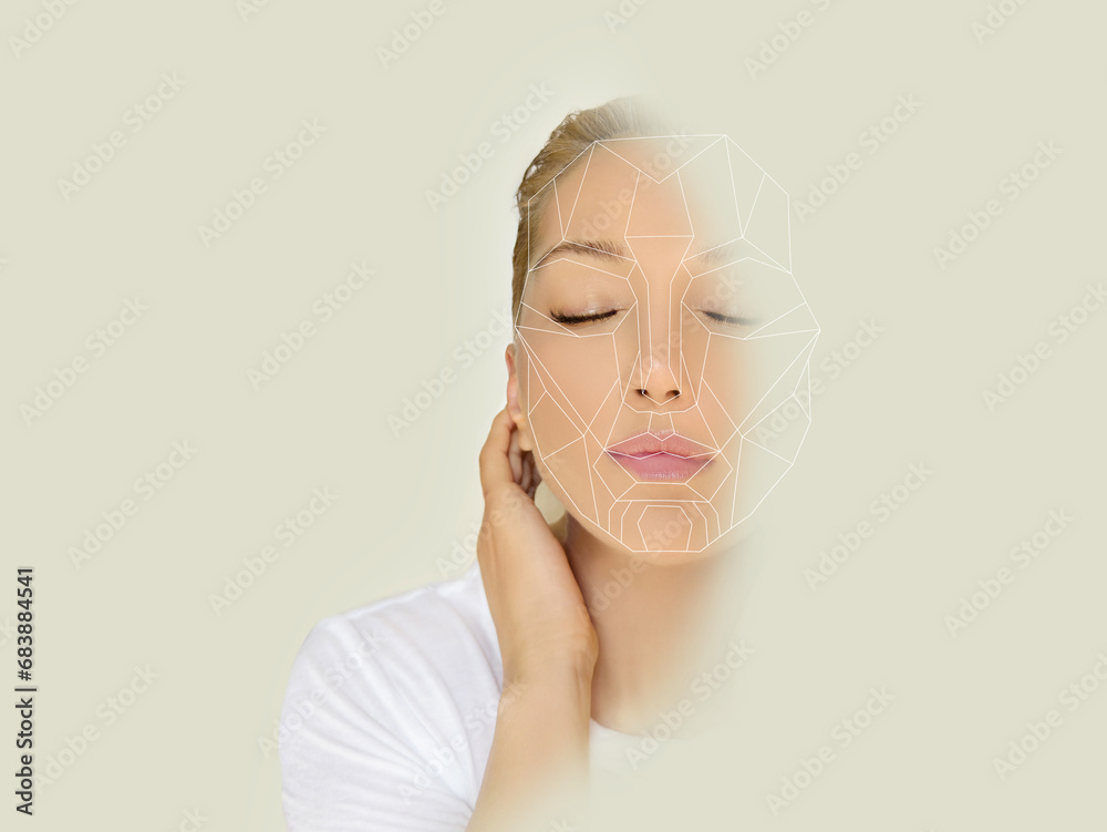 Making Beauty, modifying face to make it closer to the golden mask Making Beauty, modifying face to make it closer to the golden mask
