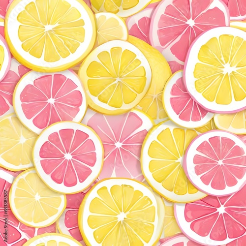 A Texture Of Yellow And Pink Lemonade That Are Refreshing And Sweet 289487807 (1)