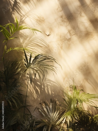 shadows of palm leaves smily by arturo malmacio 