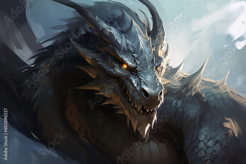 head of a dragon photo