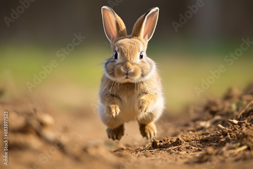 rabbit in the grass © Daniel
