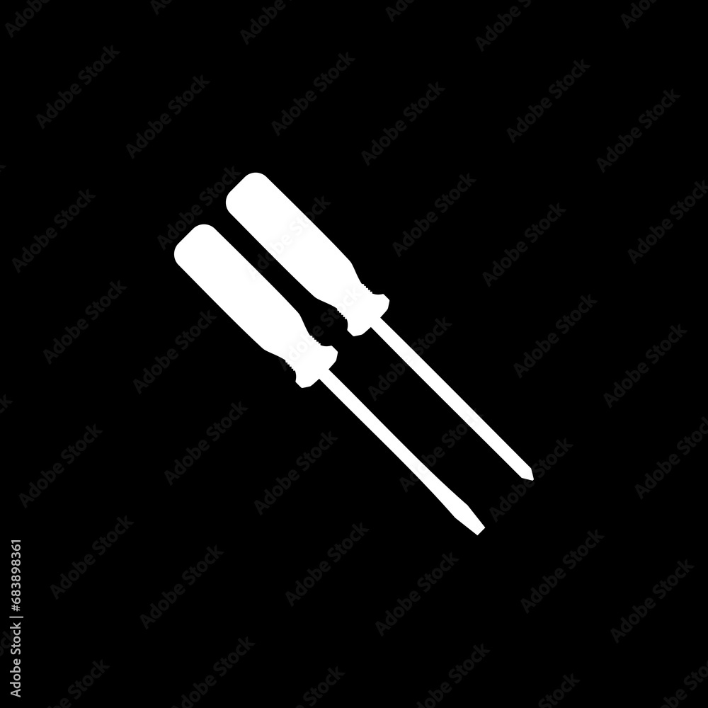 Plus or Positive and Minus or Negative Screwdriver Silhouette, Flat Style, can use for Art Illustration, Logo Gram, Pictogram, Website, Apps, or Graphic Design Element. Vector Illustration Plus or Positive and Minus or Negative Screwdriver Silhouette, Flat Style, can use for Art Illustration, Logo Gram, Pictogram, Website, Apps, or Graphic Design Element. Vector Illustration