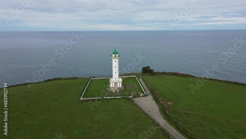 Cabo de Lastres Lighthouse. Council of Colunga, Asturias photo
