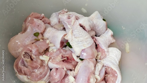raw chicken legs
