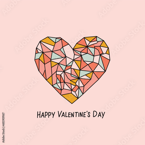 Valentine's Day Cute Vector Illustration