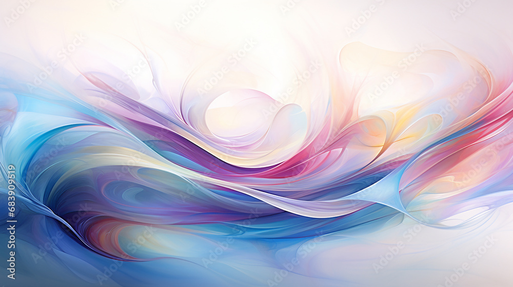 Vibrant space abstract art in a cosmic symphony