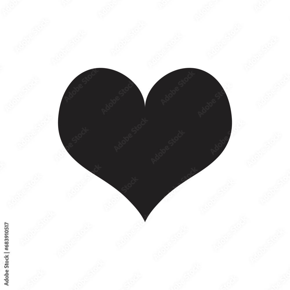 Heart icon vector. Love sign symbol vector. Heart vector icon illustration isolated on white background Heart icon vector. Love sign symbol vector. Heart vector icon illustration isolated on white background
