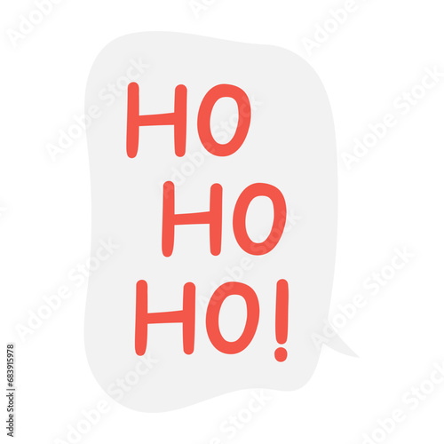 hohoho santa laughs