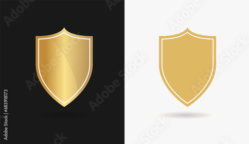 Shield Vector Design Element for banners security artwork Sheild finance icon elegant