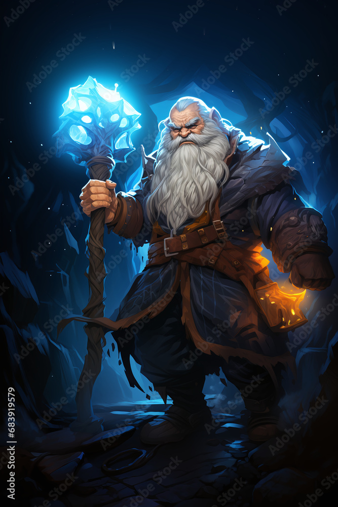 Obraz premium Dwarf mage