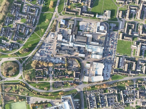 aerial view of Bransholme. social housing estate  Kingston upon Hull 