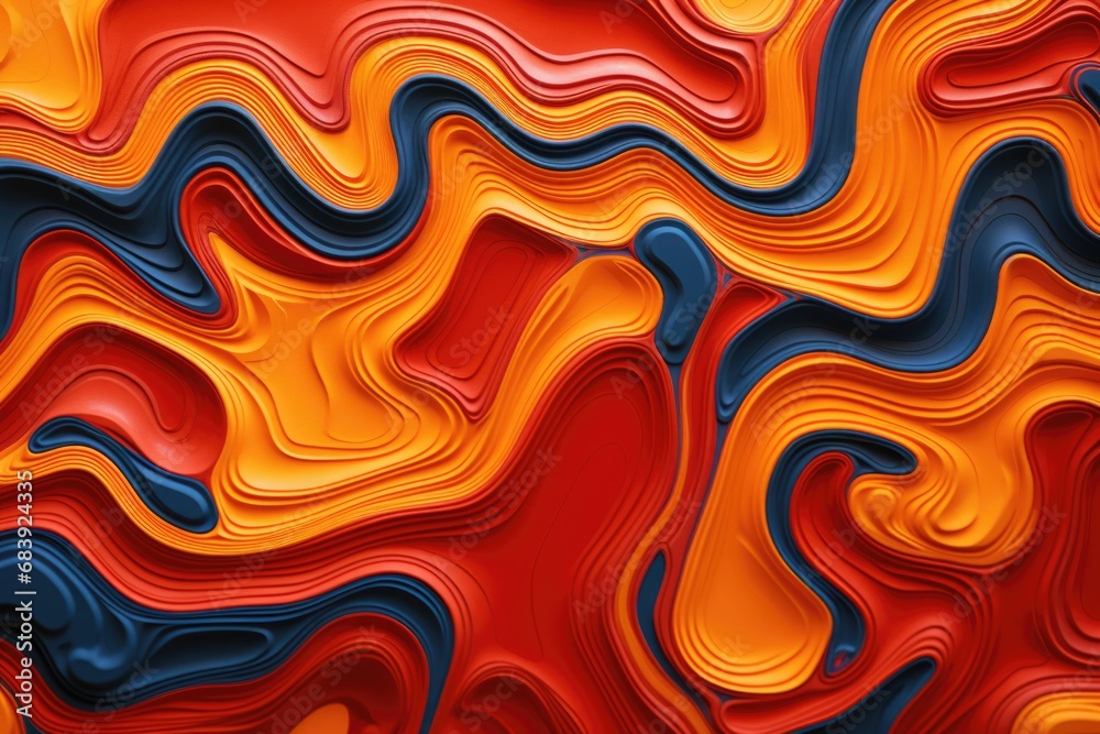 A vibrant and eye-catching abstract background featuring wavy shapes. Perfect for adding a pop of color and energy to any design project. Ideal for use in presentations, websites, and digital artwork A vibrant and eye-catching abstract background featuring wavy shapes. Perfect for adding a pop of color and energy to any design project. Ideal for use in presentations, websites, and digital artwork