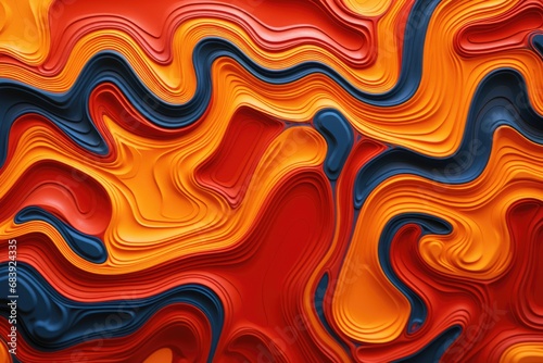 A vibrant and eye-catching abstract background featuring wavy shapes. Perfect for adding a pop of color and energy to any design project. Ideal for use in presentations, websites, and digital artwork