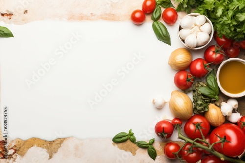 Vibrant Italy day mockup banner. Love shape view. Generate Ai