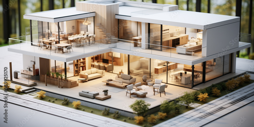 smart home, 3d icon, isometric, house layout and design smart home, 3d icon, isometric, house layout and design