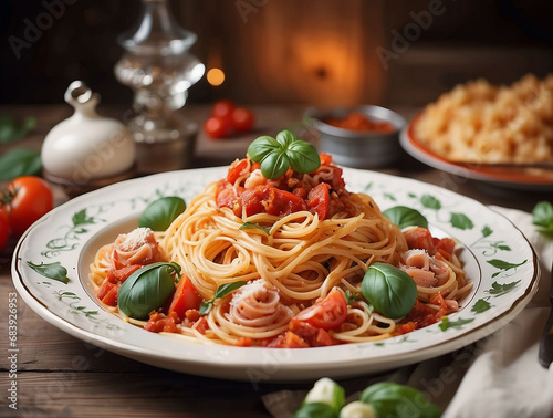 Gorgeous Italian food AI-Generative