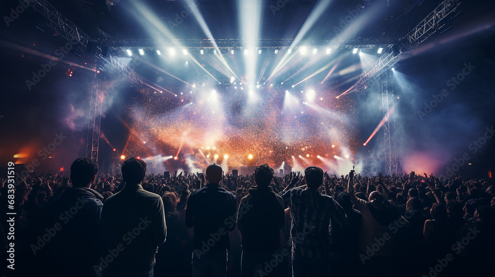 Obraz premium crowd at concert