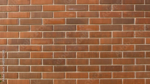 red brick wall with dark blocks in rows as a textured solid background, blank brickwork as an interior resource, brick surface texture for use in design