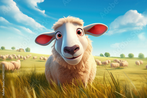 Cute Cartoon Storybook Shee...