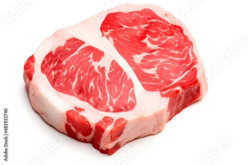 Raw veal beef meat steaks like chateau mignon, t-bonnet, tomahawk, striploin, tenderloin, tenderloin, new york steak. photo