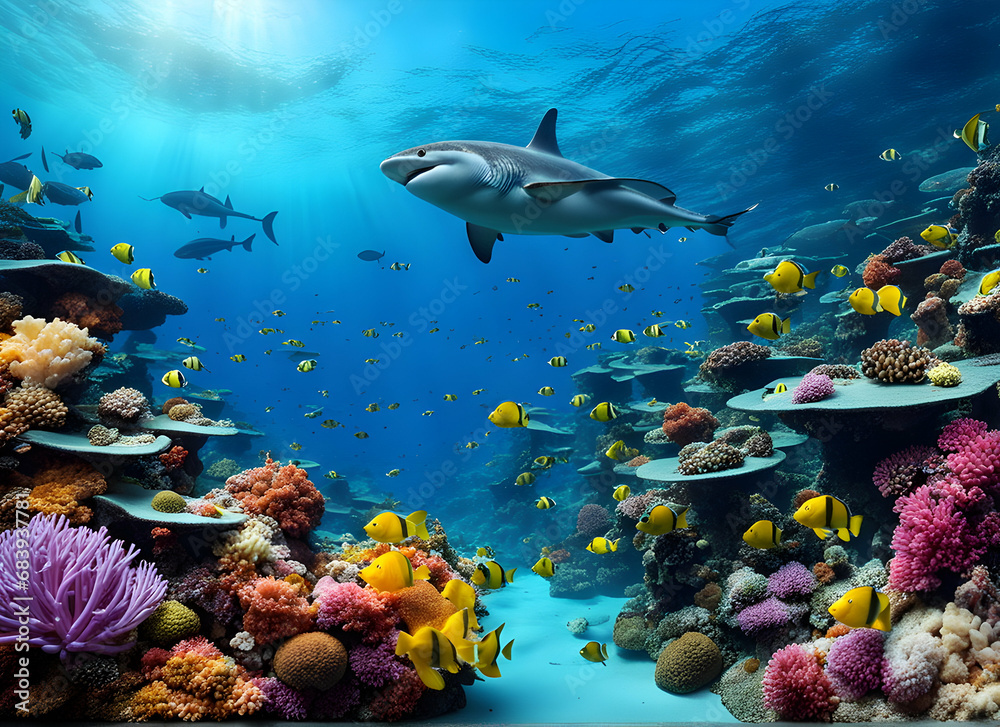 Beautiful view of the underwater world