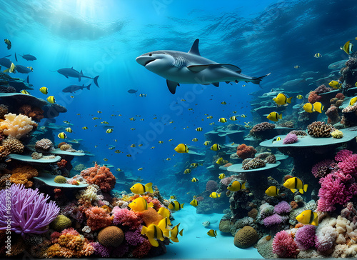 Beautiful view of the underwater world