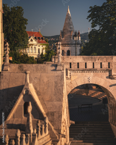 Fisherman's Bastion, Budapest in the morning
