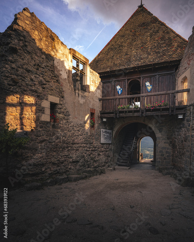 Famous Visegrád Castle in Visegrád, Hungary