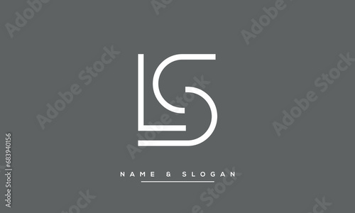 Alphabets LS or SL Logo Monogram photo