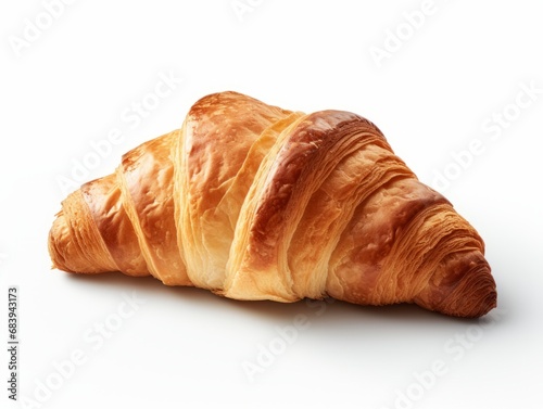 Uncover the Artistry of Baking: Stunning Croissant Snapshot! Generative AI