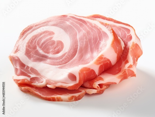 Unveiling Culinary Delights: Exquisite Close-Up of a Perfectly Cooked Ham Generative AI