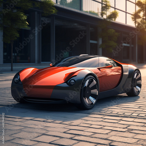 Futuristic Smart Roadster photo