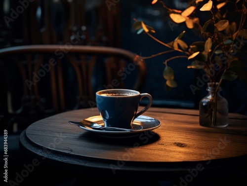 Indulge in the Rich Aroma  The Art of Crafting the Perfect Black Coffee Generative AI