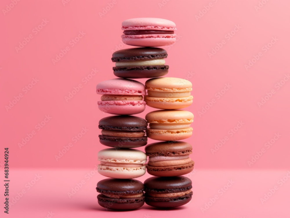 Feast Your Eyes on These Vibrantly Stacked Macarons: The Perfect Treat ...