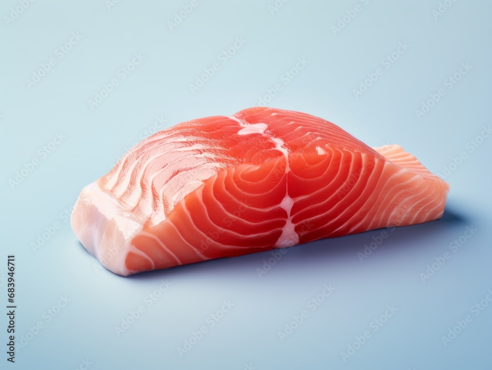 Exquisite Salmon Steak: A Delightful Gourmet Journey with a Simple Click! Generative AI